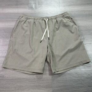 Fair Harbor Shorts Mens 2XL Gray Lined Drawstring Elastic Waist Swim Trunks